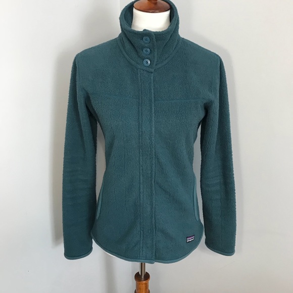 Patagonia Jackets & Blazers - Patagonia zip jacket with button funnel neck